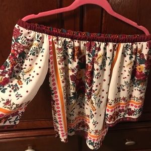 Off the shoulder shirt